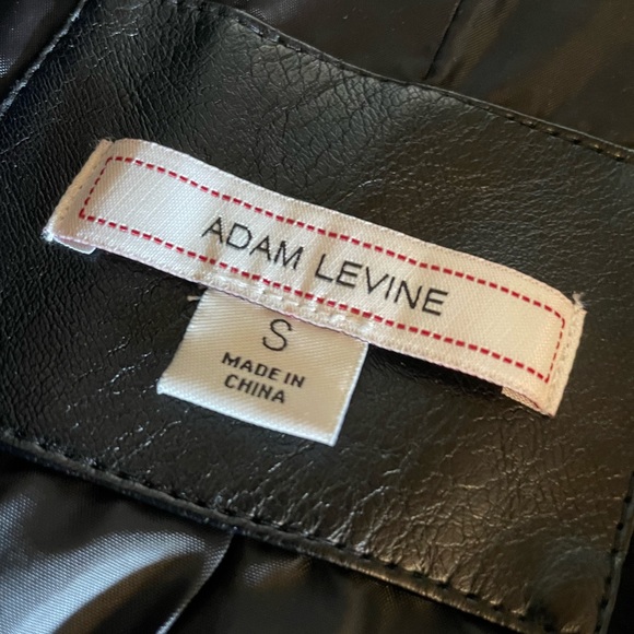 Sugar Skull Upcycled Black Faux Leather Motorcycle Jacket Women’s Size S - Picture 6 of 9